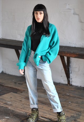 90S EDWIN STONEWASHED BLUE MOM JEANS