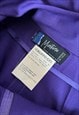 CLAUDE MONTANA PURPLE WOOL TROUSERS, HIGH WAISTED SUIT PANTS