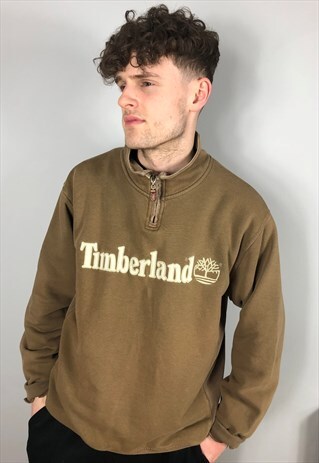 VINTAGE TIMBERLAND QUARTER ZIP SWEATSHIRT