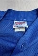 RANGERS BASEBALL SHIRT COBALT BLUE SHORT SLEEVED