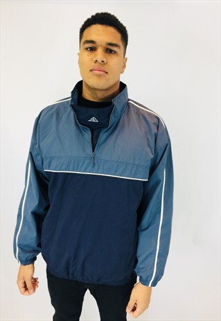 ADIDAS PULLOVER WINDBREAKER JACKET