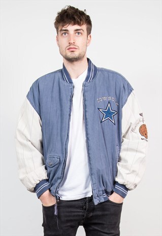 DALLAS COWBOYS NFL AMERICAN FOOTBALL BOMBER JACKET