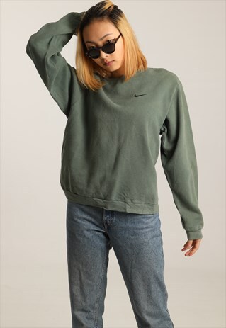 VINTAGE NIKE EMBROIDERED LOGO SWEATSHIRT