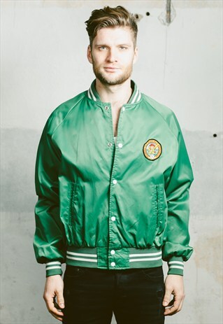 VINTAGE AMERICAN BASEBALL BOMBER JACKET