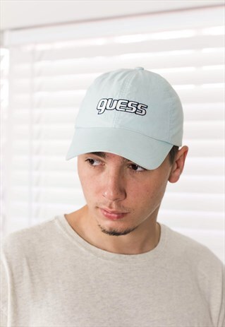 VINTAGE GUESS BASEBALL CAP HAT LOGO 90S X 2.2