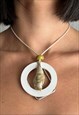 VINTAGE 00S MERMAID CORE SHELL NECKLACE