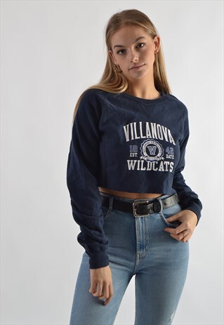 BLUE CHAMPION CROPPED JUMPER GJ4751