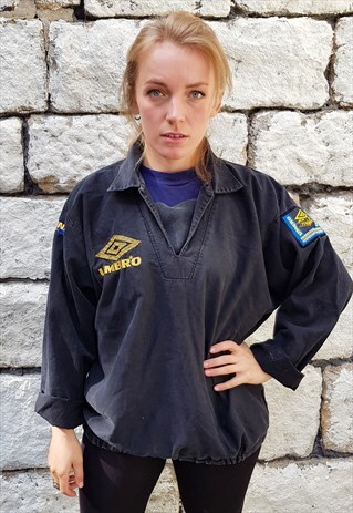 VINTAGE 90'S UMBRO ORIGINAL TRAINING PRODUCT DRILL TOP