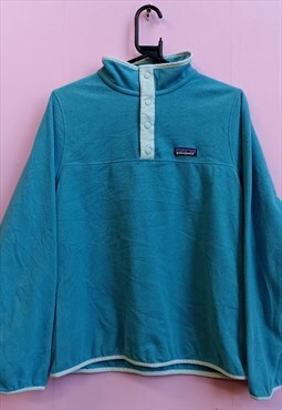 Patagonia blue fleece sweatshirt