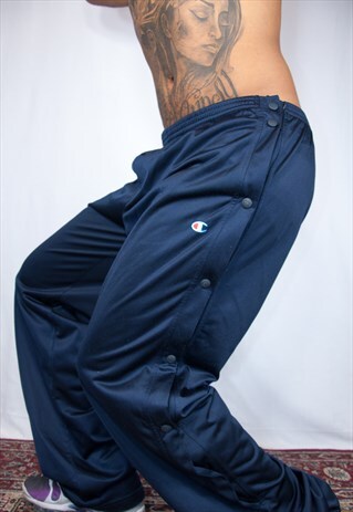 CHAMPION TRACKSUIT BOTTOMS POPPERS