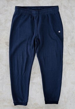 Vintage Champion Navy Blue Joggers Sweatpants Men's XL