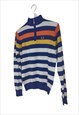 VINTAGE FRED PERRY COLORFUL STRIPPED JUMPER S
