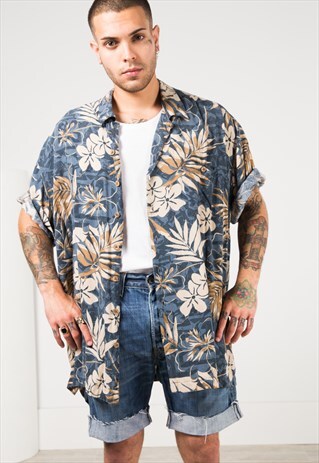 VINTAGE 80S HAWAIIAN SHIRT / S1661