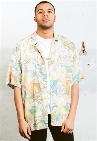 VINTAGE ABSTRACT PATTERN SHIRT