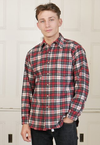VINTAGE PENDLETON TARTAN WOOL SHIRT