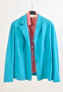 Vintage 00s blazer jacket in blue