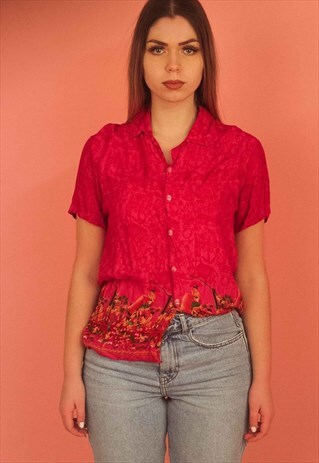 VINTAGE ABSTRACT PATTERN SHIRT