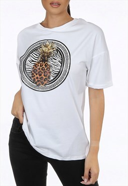 Pineapple T-shirt In White