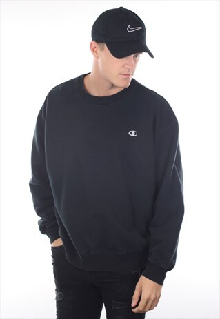 VINTAGE CHAMPION USA SMALL LOGO SWEATSHIRT JUMPER