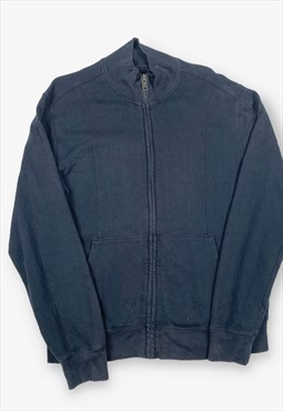 Vintage GAP Zip Sweatshirt Navy Blue Medium BV15785