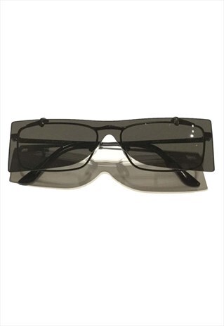 BLACK DOUBLE FRAME SUNGLASSES