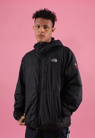 BLACK THE NORTH FACE PADDED COAT