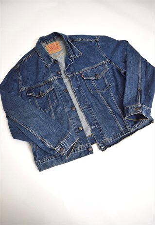 VINTAGE 90S LEVI'S UNISEX OVERSIZED BLUE DENIM JACKET