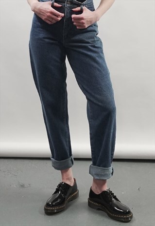 VINTAGE 90'S RIFTER'S MID-WASH MOM JEANS