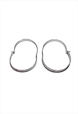 Silver Half Moon Earrings