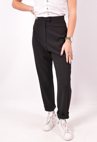 VINTAGE ARMANI JEANS TROUSERS BLACK