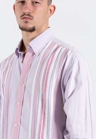 VINTAGE 80S TOMMY HILFIGER CLASSIC SHIRT / S9181