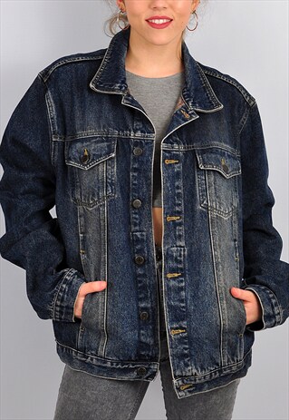VINTAGE 90S OVERSIZED DENIM JACKET