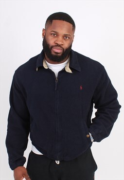 Men's Vintage Polo Ralph Lauren Fleece Harrington Jacket