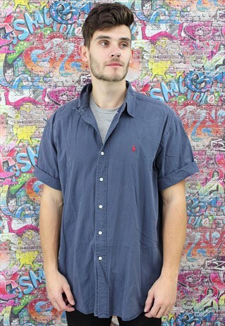 VINTAGE 90S RALPH LAUREN SHIRT. UNISEX