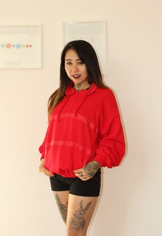 VIBRANT RED 80S SWEATSHIRT