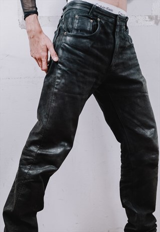 VINTAGE LEATHER TROUSERS