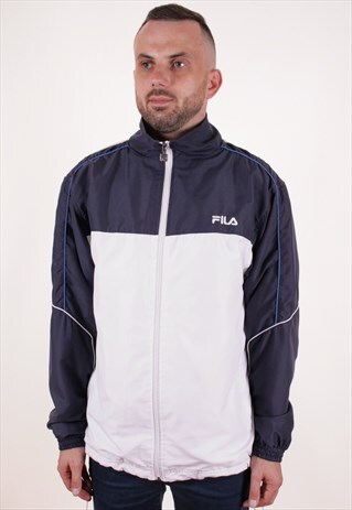 90S VINTAGE FILA SHELL JACKET AA7509