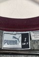 VINTAGE GREY PUMA SPELLOUT SWEATSHIRT SMALL