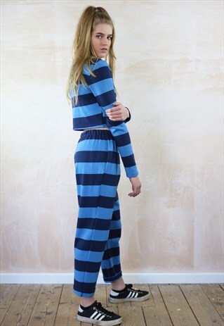 BLUE N BLUE CROP PANTS & CROP JUMPER CO-ORDINATES