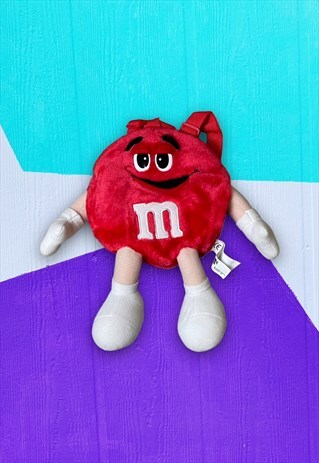 Vintage Y2K Red M&Ms Rucksack