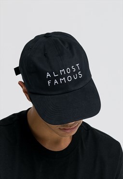 NASASEASONS Almost famous embroidered hat black