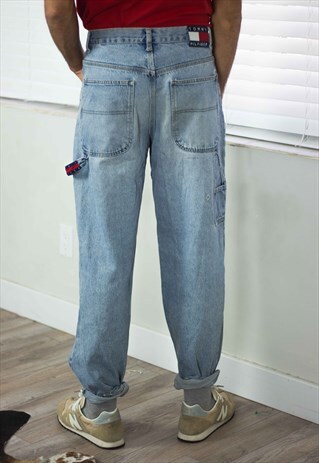 VINTAGE TOMMY HILFIGER JEANS LOGO 90S 31.6