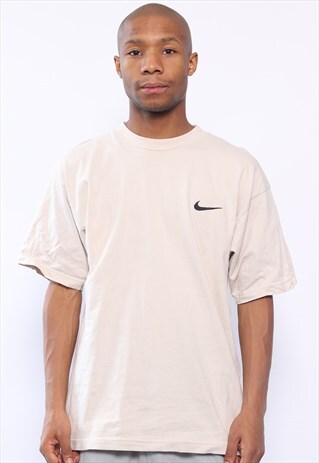 VINTAGE NIKE LOGO POLO SHIRT WHITE