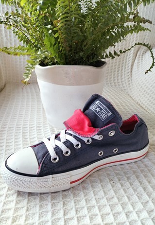 RETRO DOUBLE RED TONGUE CANVAS ALL STAR CONVERSE  UK6