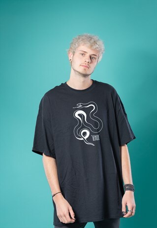 GENUINE T-SHIRT WITH BLACK 'N WHITE SNAKE