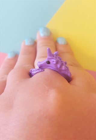 UNICORN PURPLE WRAP RING