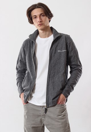 VINTAGE CHAMPION TRACKSUIT 90S GREY COTTON