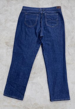 Vintage Lee Jeans Blue Denim Relaxed Straight Leg W38 L30