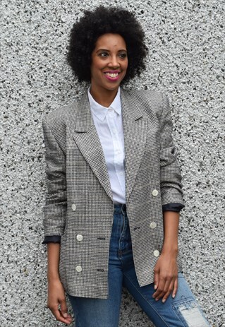 VINTAGE 80'S DOUBLE BREASTED BLAZER