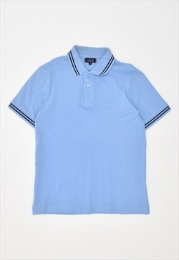 Vintage 00's Y2K Best Company Polo Shirt Blue